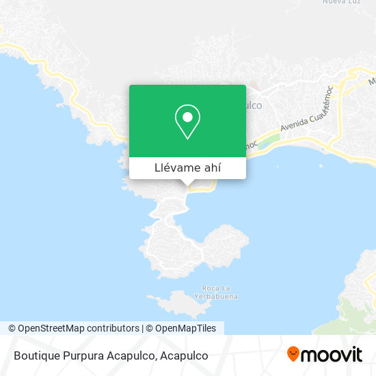 Mapa de Boutique Purpura Acapulco