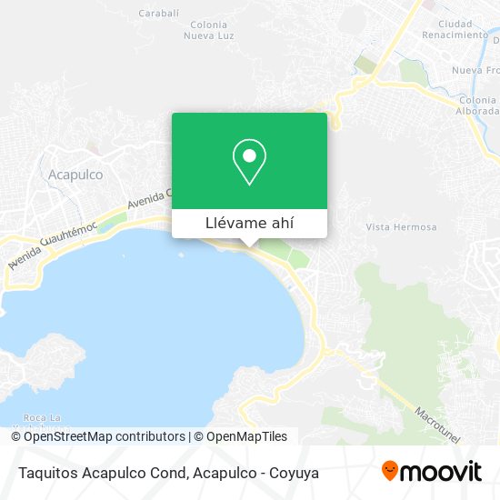 Mapa de Taquitos Acapulco Cond