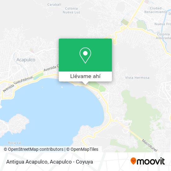 Mapa de Antigua Acapulco