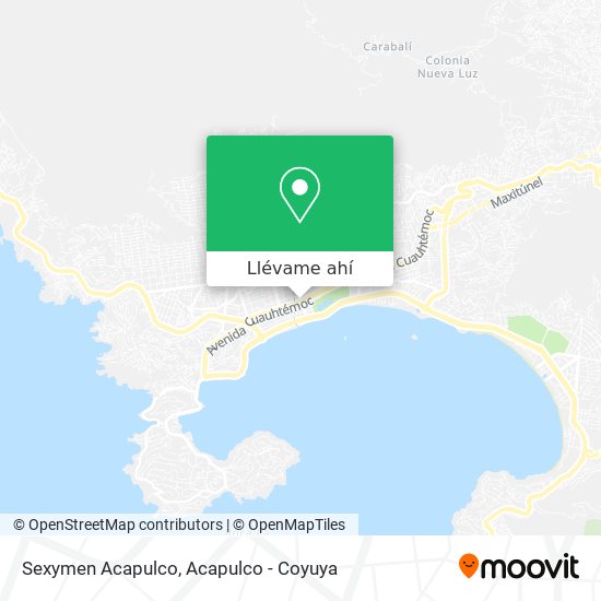 Mapa de Sexymen Acapulco