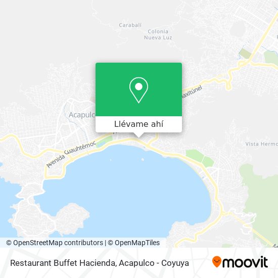 Mapa de Restaurant Buffet Hacienda