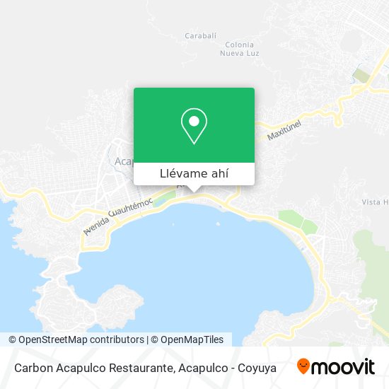 Mapa de Carbon Acapulco Restaurante