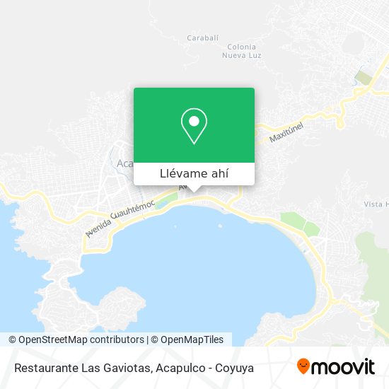 Mapa de Restaurante Las Gaviotas