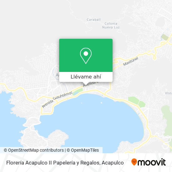 Mapa de Florería Acapulco II Papelería y Regalos