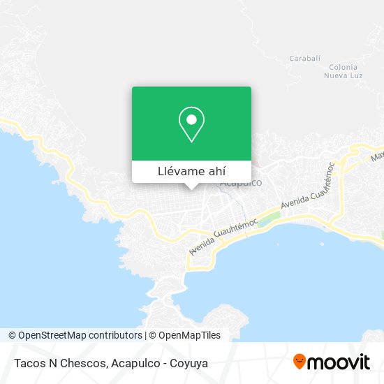 Mapa de Tacos N Chescos
