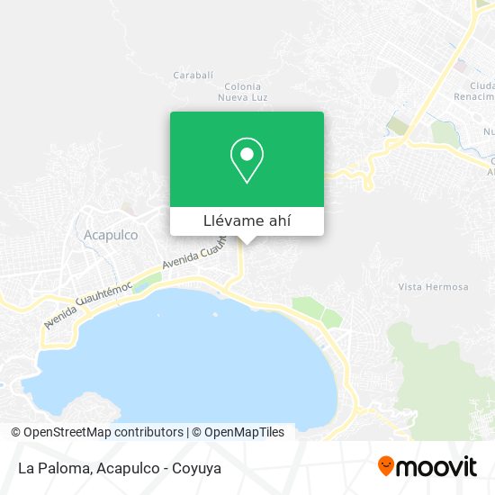 Mapa de La Paloma