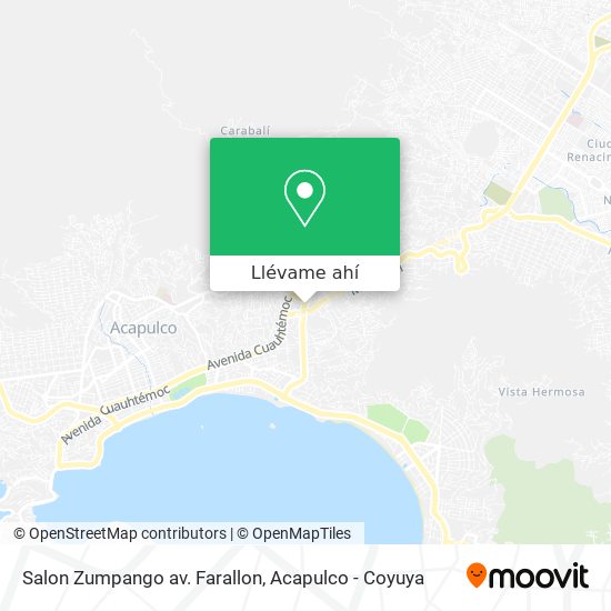 Mapa de Salon Zumpango av. Farallon