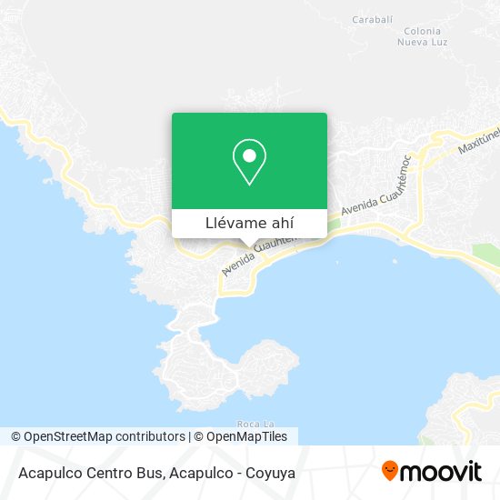 Mapa de Acapulco Centro Bus