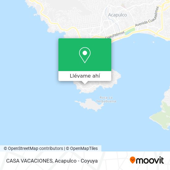 Mapa de CASA VACACIONES