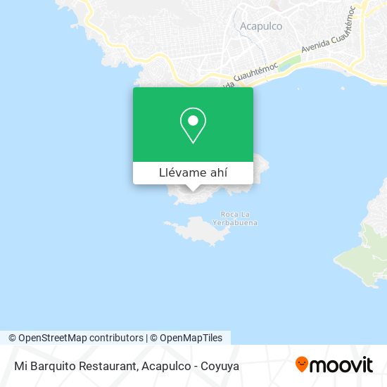Mapa de Mi Barquito Restaurant