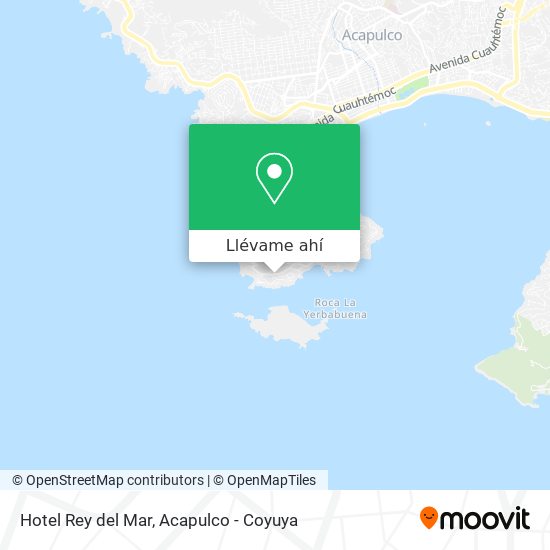 Mapa de Hotel Rey del Mar