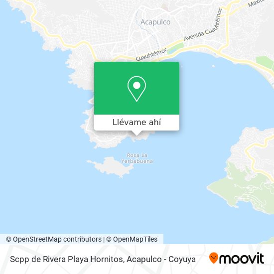 Mapa de Scpp de Rivera Playa Hornitos