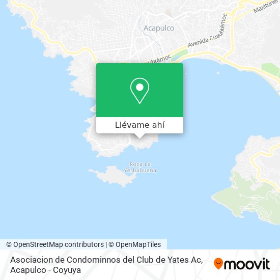 Mapa de Asociacion de Condominnos del Club de Yates Ac
