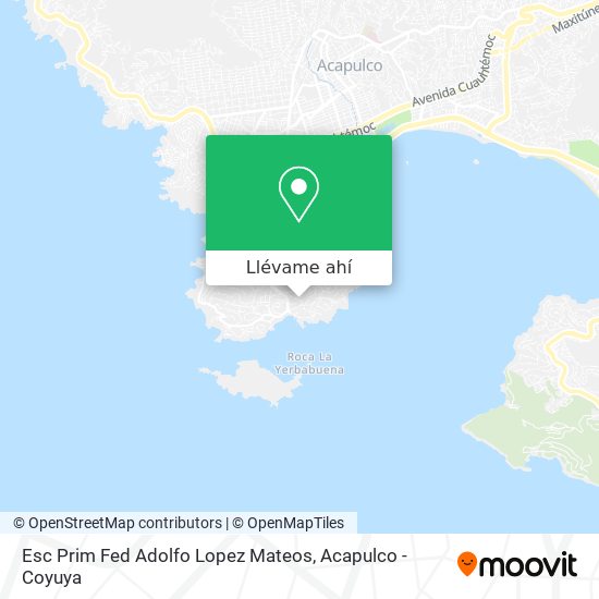 Mapa de Esc Prim Fed Adolfo Lopez Mateos