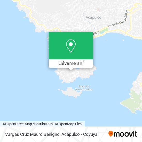 Mapa de Vargas Cruz Mauro Benigno