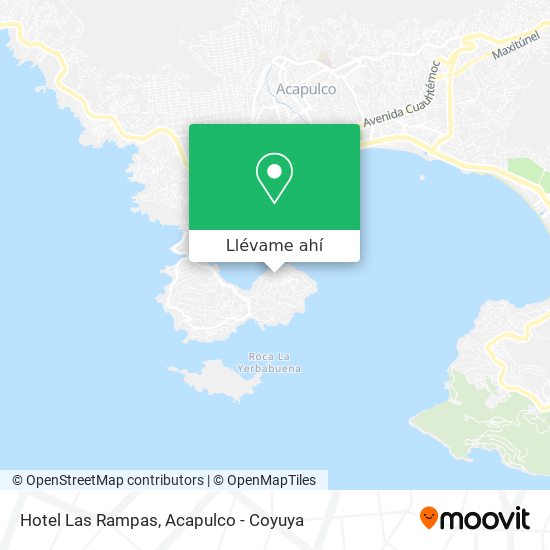 Mapa de Hotel Las Rampas