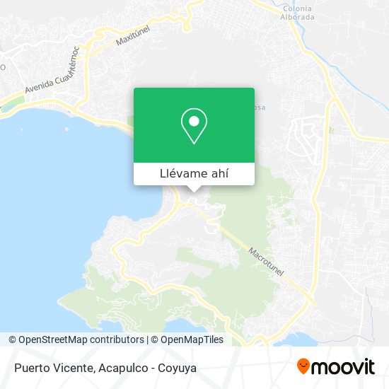 Mapa de Puerto Vicente