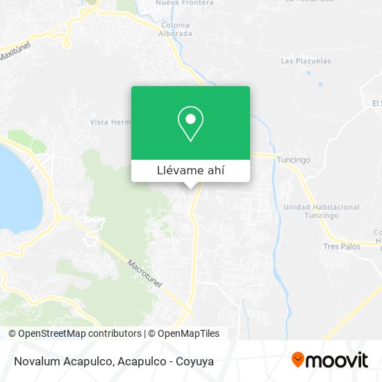Mapa de Novalum Acapulco