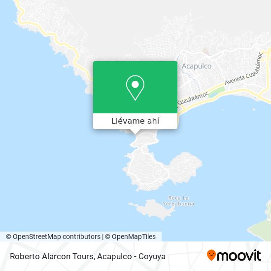 Mapa de Roberto Alarcon Tours