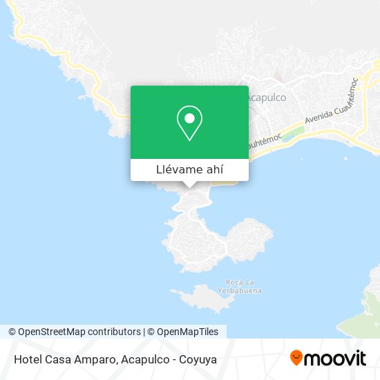 Mapa de Hotel Casa Amparo