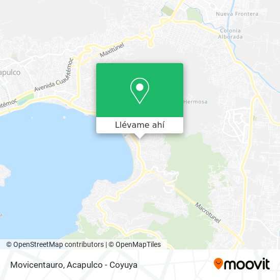 Mapa de Movicentauro