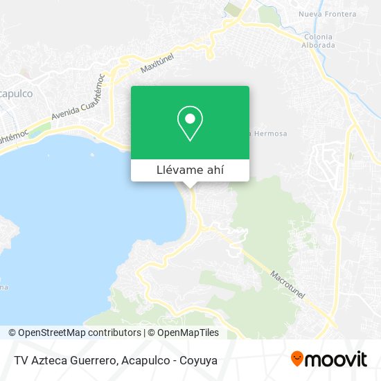 Mapa de TV Azteca Guerrero