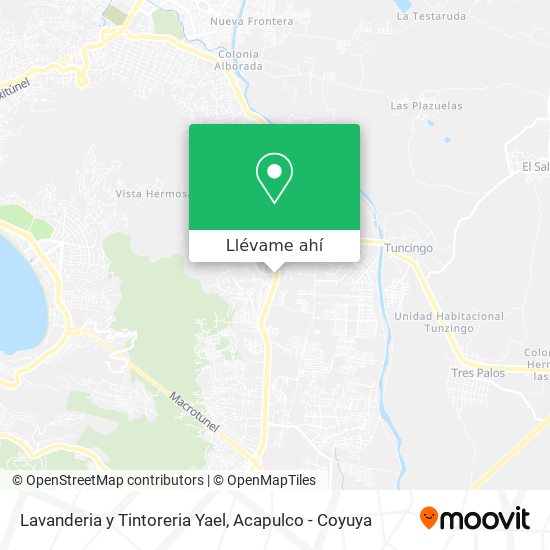 Mapa de Lavanderia y Tintoreria Yael