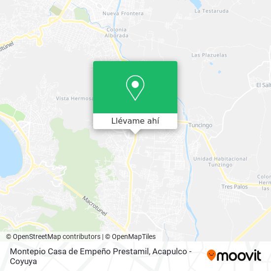 Mapa de Montepio Casa de Empeño Prestamil