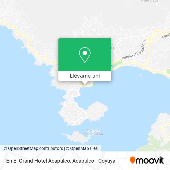 Mapa de En El Grand Hotel Acapulco