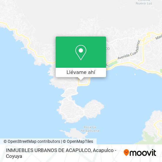 Mapa de INMUEBLES URBANOS DE ACAPULCO