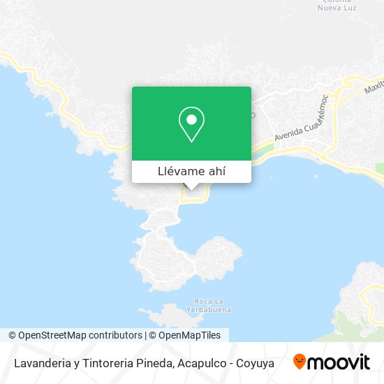 Mapa de Lavanderia y Tintoreria Pineda