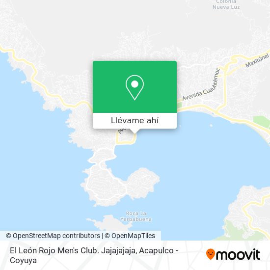 Mapa de El León Rojo Men's Club. Jajajajaja