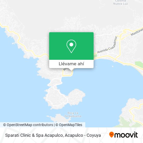 Mapa de Sparati Clinic & Spa Acapulco