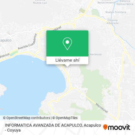 Mapa de INFORMATICA AVANZADA DE ACAPULCO