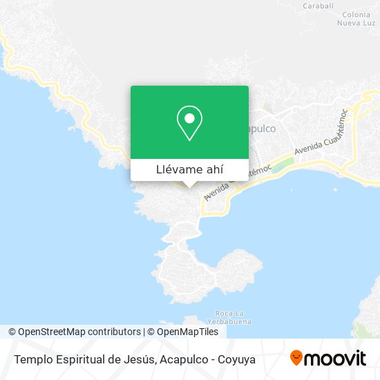 Mapa de Templo Espiritual de Jesús
