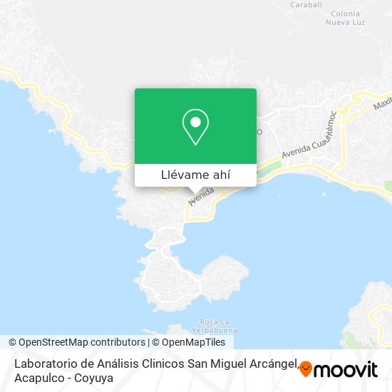 Mapa de Laboratorio de Análisis Clinicos San Miguel Arcángel