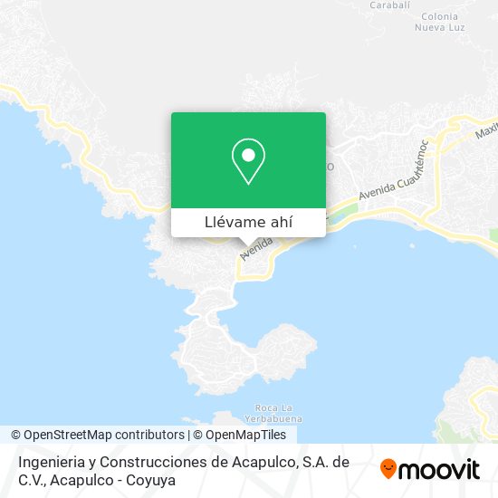 Mapa de Ingenieria y Construcciones de Acapulco, S.A. de C.V.