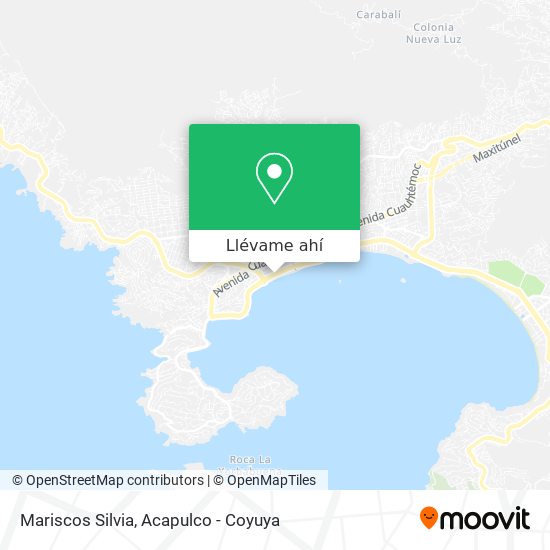Mapa de Mariscos Silvia