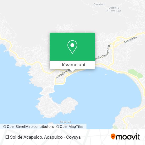 Mapa de El Sol de Acapulco