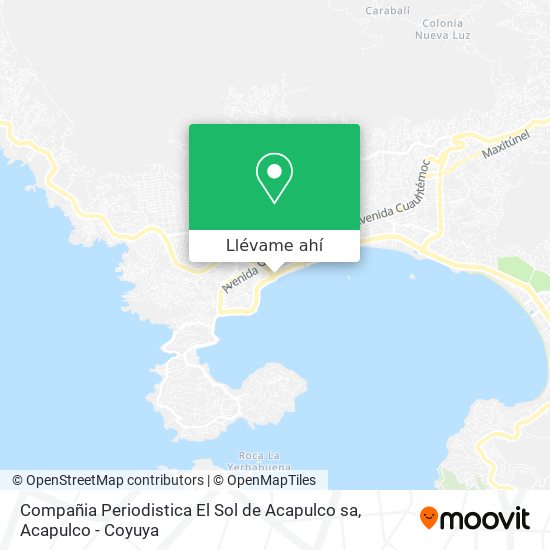Mapa de Compañia Periodistica El Sol de Acapulco sa