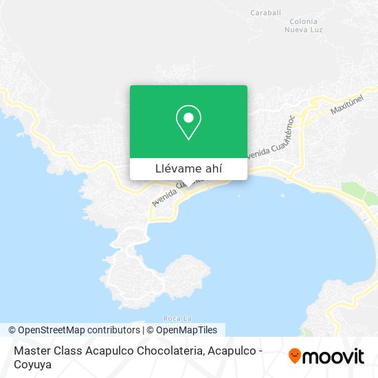 Mapa de Master Class Acapulco Chocolateria