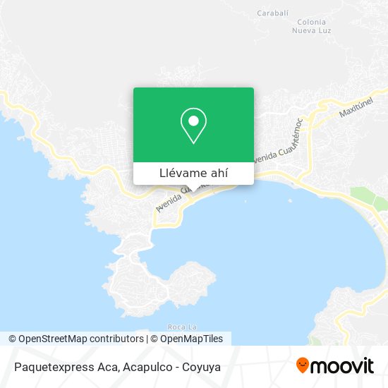 Mapa de Paquetexpress Aca