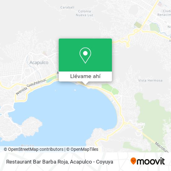 Mapa de Restaurant Bar Barba Roja