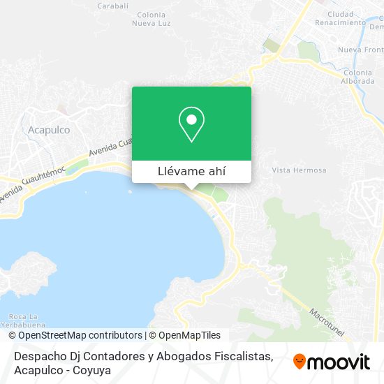 Mapa de Despacho Dj Contadores y Abogados Fiscalistas