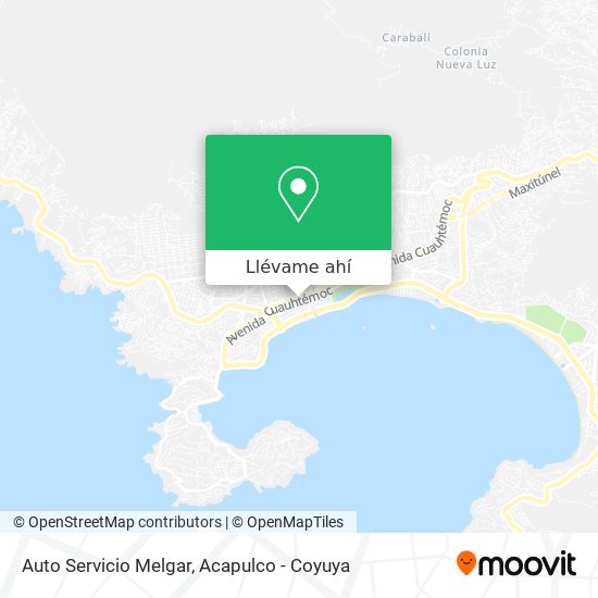 Mapa de Auto Servicio Melgar