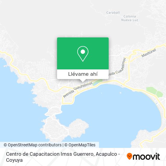 Mapa de Centro de Capacitacion Imss Guerrero