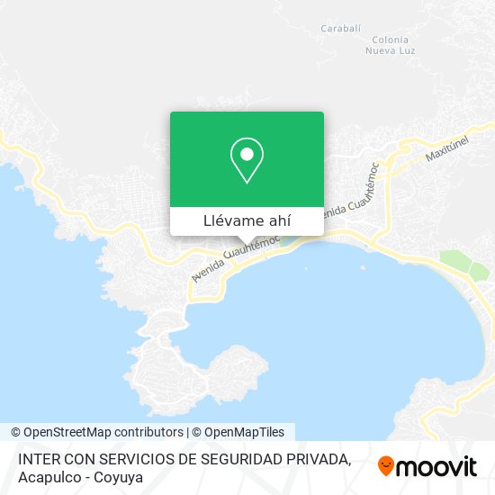 Mapa de INTER CON SERVICIOS DE SEGURIDAD PRIVADA