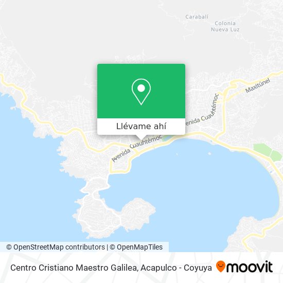 Mapa de Centro Cristiano Maestro Galilea