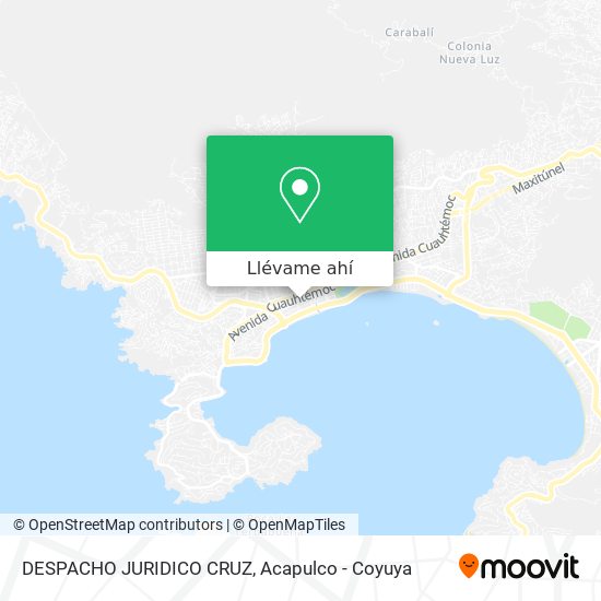 Mapa de DESPACHO JURIDICO CRUZ