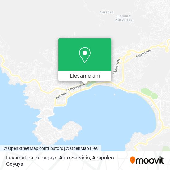 Mapa de Lavamatica Papagayo Auto Servicio